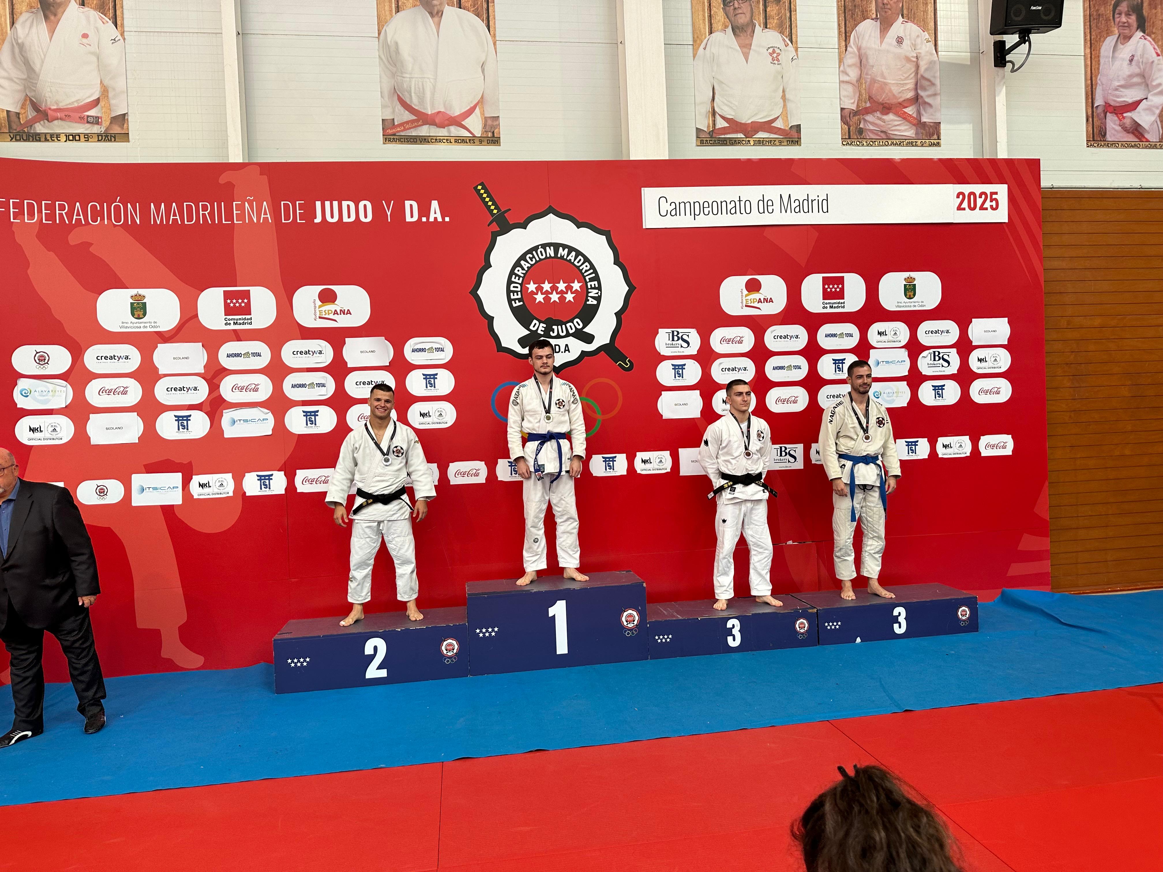 7 medallas en el Open Nacional de Jiu-Jitsu. Madrid 16-11-25. Resultados
